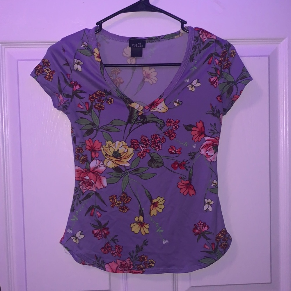Floral fitted shirt